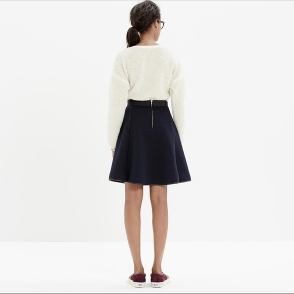 MADEWELL Quilted Skater Skirt Size 4 - Picture 2 of 9